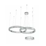 CLN243-3 Lustra Crysto Cellini 100w LED/H60-120ccm D40+60+80cm - img 3