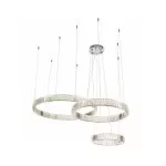 CLN243-3 Lustra Crysto Cellini 100w LED/H60-120ccm D40+60+80cm - img 1