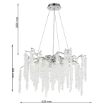 CLN1002-D62 Lustra Grapedrop Cellini chrome - img 3