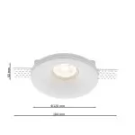 LP9042 Spot whhite GYPS Lampardi D120*30mm - img 3