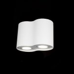 LP854-2C Downlight White Lampardi 2x50w GU10/ H125mm D180mm - img 2