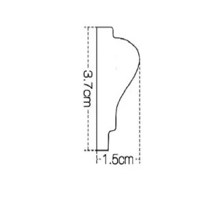 IDM71-W-L200 (M014) Molding duropolimer 35*15*2000mm (68 buc-1 cutie)