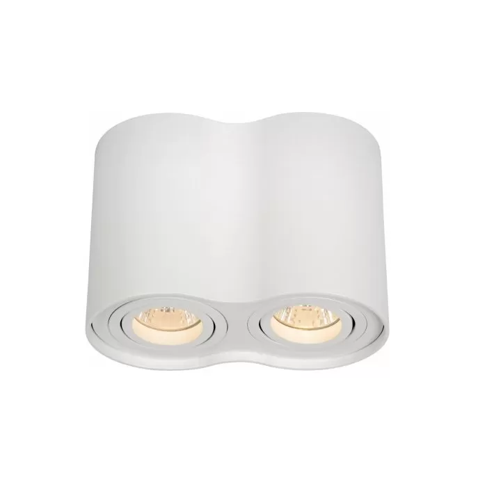 LP854-2C Downlight White Lampardi 2x50w GU10/ H125mm D180mm - img 1