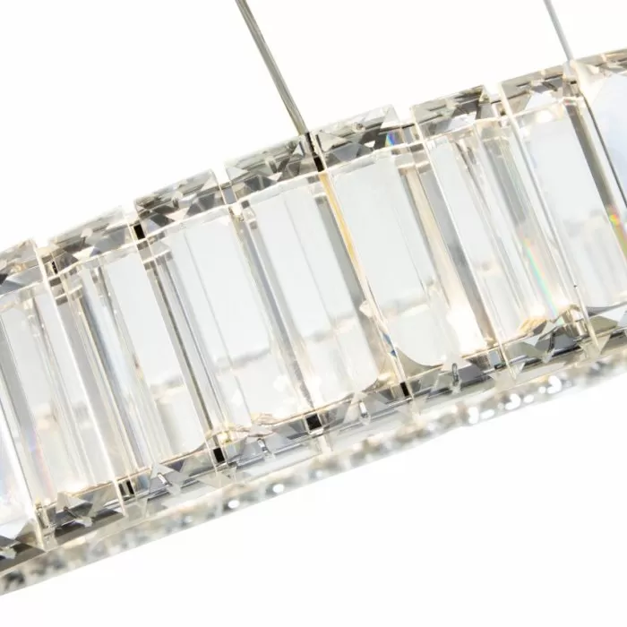 CLN243-3 Lustra Crysto Cellini 100w LED/H60-120ccm D40+60+80cm - img 9