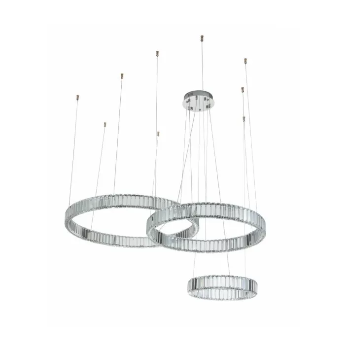 CLN243-3 Lustra Crysto Cellini 100w LED/H60-120ccm D40+60+80cm - img 3