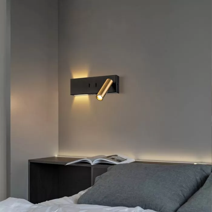 LP5295-W Aplica Flo BK Lampardi  3W 4000K 180* 60 *  120MM - img 3