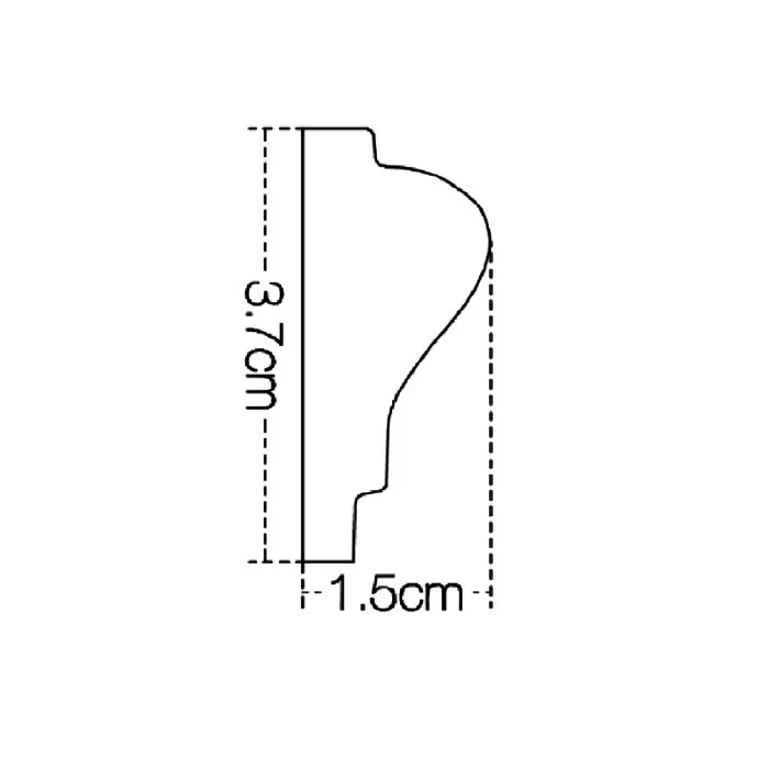 IDM71-W-L200 (M014) Molding duropolimer 35*15*2000mm (68 buc-1 cutie) - img 2
