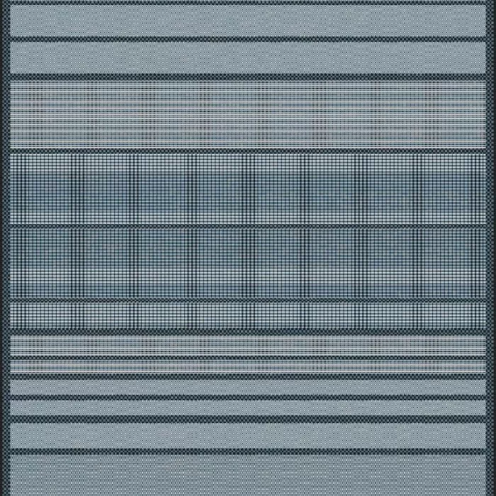 21108  Silver Black/Blue Covor Terazza 240 x 330  - img 2