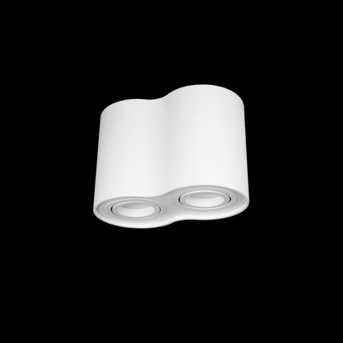 LP854-2C Downlight White Lampardi 2x50w GU10/ H125mm D180mm - img 3
