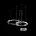 CLN245-3 Lustra Crysto Cellini 100w LED/H60-120cm D40+60+80cm - img 4