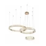 CLN245-3 Lustra Crysto Cellini 100w LED/H60-120cm D40+60+80cm - img 1