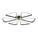 FL6016-C Lustra Loop BK Flitz 120.6W D630x65 - img 4