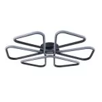 FL6016-C Lustra Loop BK Flitz 120.6W D630x65 - img 1