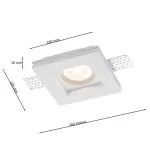 LP9043 Spot whhite GYPS Lampardi D100*25mm - img 3