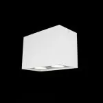 LP856-2C Downlight White Lampardi 2x50w GU10/ H125mm D180mm - img 2