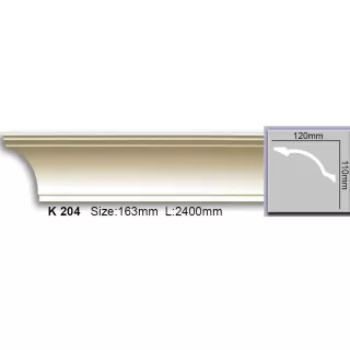 K204 Cornisa neted Harmony 120x110x2400