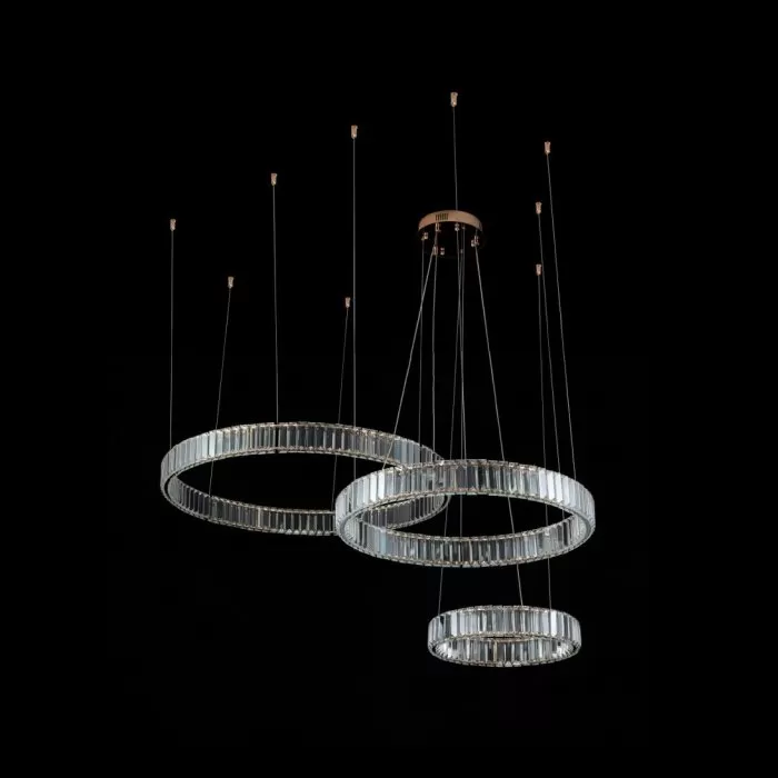 CLN245-3 Lustra Crysto Cellini 100w LED/H60-120cm D40+60+80cm - img 4