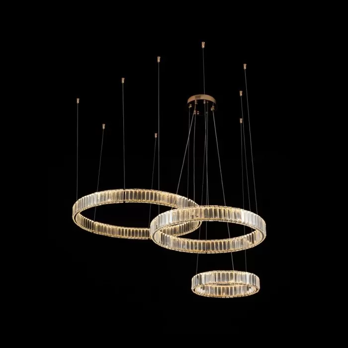 CLN245-3 Lustra Crysto Cellini 100w LED/H60-120cm D40+60+80cm - img 2