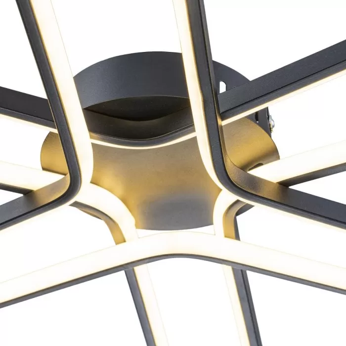 FL6016-C Lustra Loop BK Flitz 120.6W D630x65 - img 5