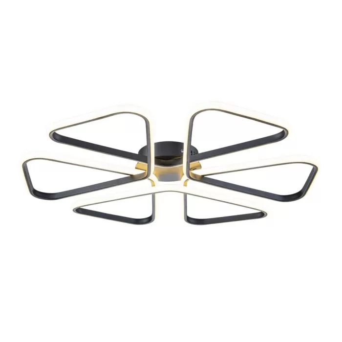 FL6016-C Lustra Loop BK Flitz 120.6W D630x65 - img 4