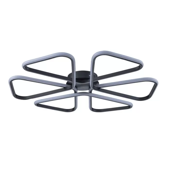 FL6016-C Lustra Loop BK Flitz 120.6W D630x65 - img 1