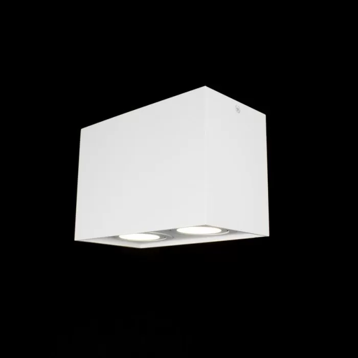 LP856-2C Downlight White Lampardi 2x50w GU10/ H125mm D180mm - img 2