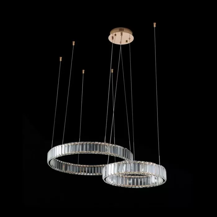 CLN245-2 Lustra Crysto Cellini 60w LED/H60-120cm D40+60cm - img 5