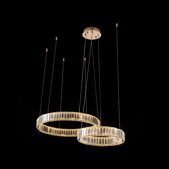 CLN245-2 Lustra Crysto Cellini 60w LED/H60-120cm D40+60cm - img 3