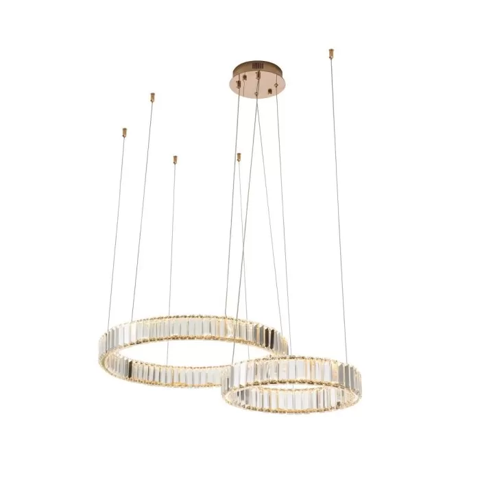 CLN245-2 Lustra Crysto Cellini 60w LED/H60-120cm D40+60cm - img 1