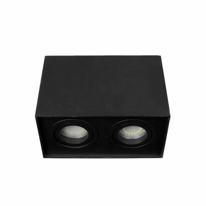 LP857-2C Downlight Black Lampardi 2x50w GU10/ H125mm D180mm - img 2