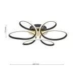 FL6018-C Lustra Loop WH Flitz 79W D560x110 - img 3
