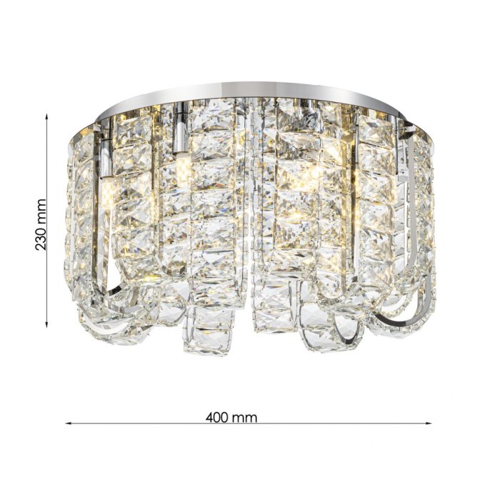 CLN128-D40C Lustra MONARCA Cellini - img 4