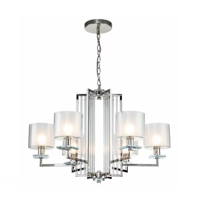 LP490-6 Lustra Stermer Lampardi 6x40w E14/H60-120 D64cm - img 1