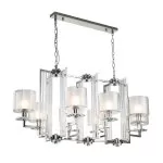 LP490-8 Lustra Stermer Lampardi 8x40w E14/H60-120cm D110cm - img 3