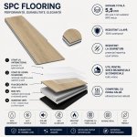 NG61140-65-PL Laminat SPC PLANK 228x1220-.278/1 cutx8 b.  - img 2