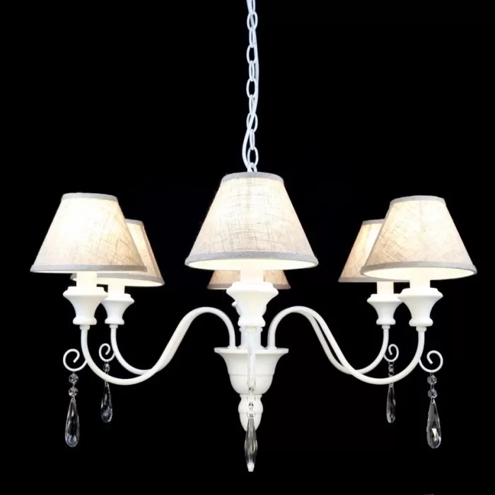 LP256-6 Lustra Provence Lampardi 6x40w E14/ H47-115cm D80cm - img 1