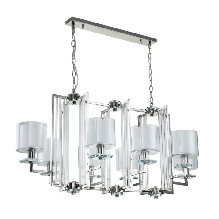 LP490-8 Lustra Stermer Lampardi 8x40w E14/H60-120cm D110cm - img 1