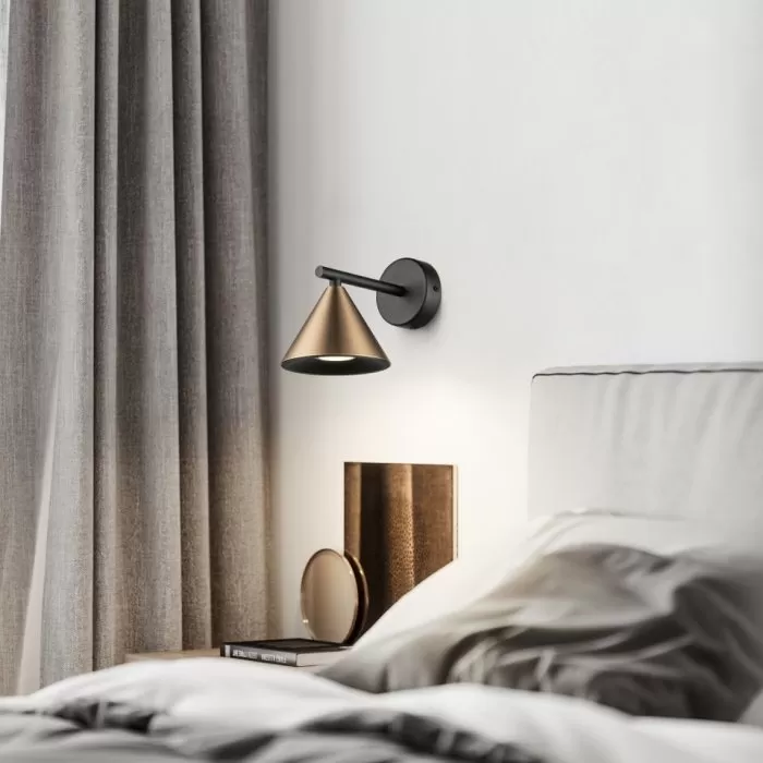 LP9031-1W Spot black and copper HORN Lampardi  - img 2