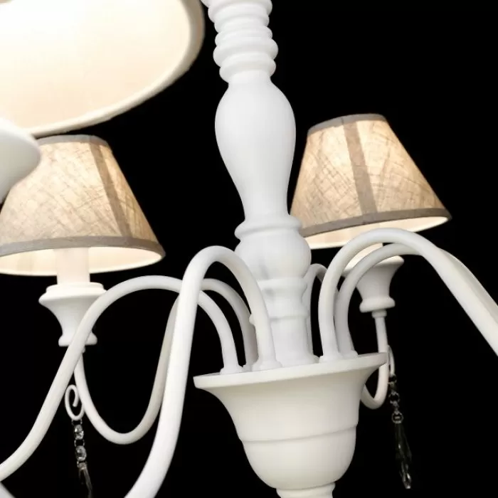 LP256-6 Lustra Provence Lampardi 6x40w E14/ H47-115cm D80cm - img 3