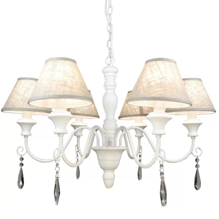 LP256-6 Lustra Provence Lampardi 6x40w E14/ H47-115cm D80cm - img 5