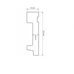 IDP917-W-L244 Plinta duropolimer 120*2440mm (15 buc-1 cutie) - img 3