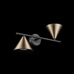 LP9031-2W Spot black and copper HORN Lampardi  - img 9