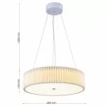 LP5258-D50P Lustra Ligno Lampardi D500*120+1000MM/LED*50W 3000~6000K - img 3