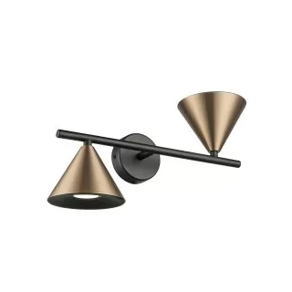 LP9031-2W Spot black and copper HORN Lampardi 