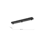 LP764-L3BK Baza in linie 3 fire Thin Lampardi 43.0x5.5cm - img 3