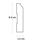 IDP27-W-L244 Plinta duropolimer 82*12*2440mm (26 buc-1 cutie) - img 3