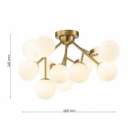 LP4019-12C Lustra Megapolis Lampardi 20x40w/G9 - img 3
