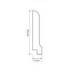 IDP368-W-L244 Plinta duropolimer 50*13*2440mm (42 buc-1 cutie) - img 3