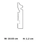 IDP437-898-L244 Plinta duropolimer 100*12*2440mm (23 buc-1 cutie) - img 3