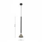 LP9031-1P Suspensie black and copper HORN Lampardi  - img 3